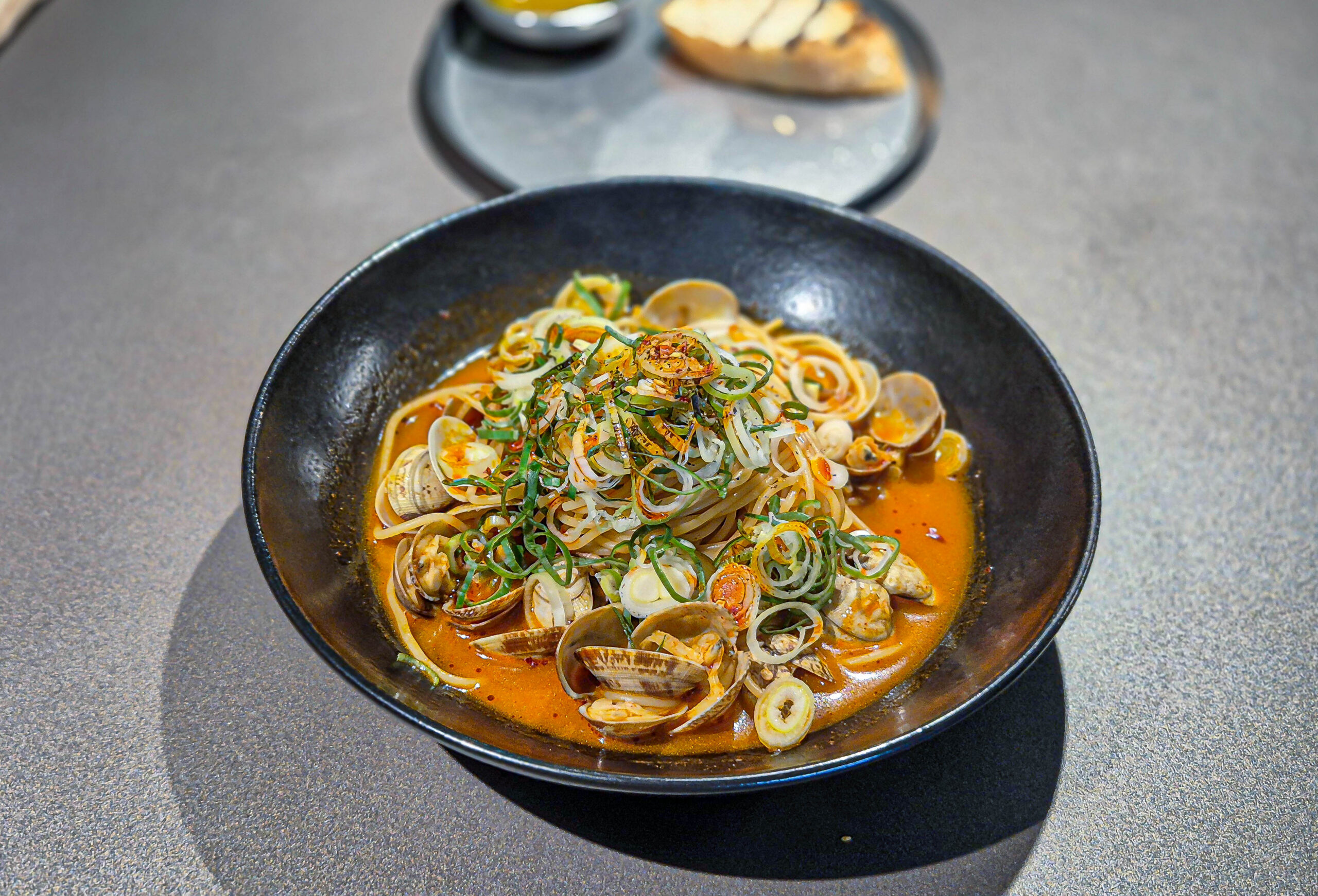 Korean stone pot pasta